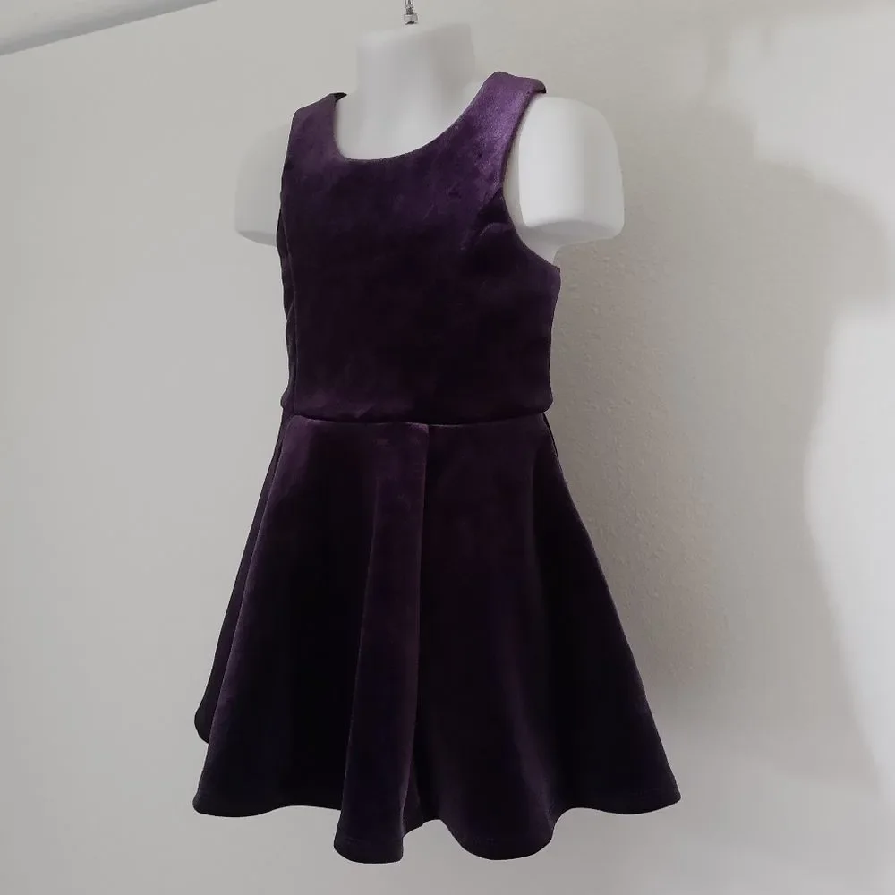 NWOT Velvet Purple Dress - Picture 4 of 5